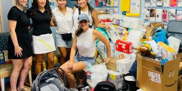 The volunteer-run Napkin Network provides formula, nappies and other baby products